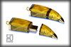 MJ - USB Flash Drive Wood Karelian Birch - Флешка в корпусе из карельской березы, фурнитура из серебра покрытого платиной, инкрустированы алмазы, а наконечник флешки-клыка является настоящим стеклорезом.