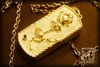USB Flash Drive Diamond Gold Flover Necklace - Золотое колье 24 карата с интегрированной флешкой