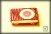 Apple iPod Shuffle Swarovski Pink, мп3 плеер из золота