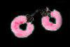Гламурные Наручники в мехе норки (нежно розового цвета) - MJ Fur Pink Mink