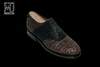 Luxury Shoes Shark Leather Brown Skin