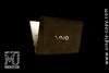 MJ Luxury - Notebook Sony Vaio Hippo Brown Leather with Gold Logo