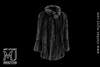 Black Sable Coat Genuine Fur