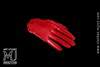 Red Snake Python Gloves Handmade Luxury Made of Any Exotic Leather - Cobra, Karung, Anaconda, Viper etc