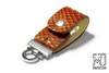 Leather Key Ring Flash Drive KeyRing MJ Edition - Python - Color Caramel