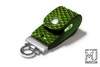 Leather Key Ring Flash Drive KeyRing MJ Edition - Python - Color Green Dark