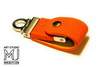 MJ Flash Drive Exotic Leather - Stingray Orange Color