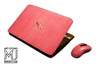 Exclusive Notebook Ferrari One MJ Edition - Laptop and Mouse from Cobra Pink Leather