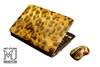 Luxury Porable Personal Coputer - Netbook Ferrari MJ Fur Edition - Pony Leopard with Gold Horse