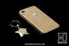 Royal Kit Apple iPhone 4 Swarovski Leather Case with Python Star Key Ring - Original Color