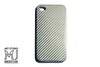 MJ Luxury Apple iPhone Case Carbon Fiber Silver Original