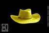 Yellow Ostrich Hat Elite Edition Genuine Leather Yellow Skin