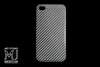 MJ Luxury Apple iPhone Case Carbon Fiber Silver