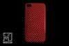 MJ Luxury Apple iPhone Case Carbon Fiber Red